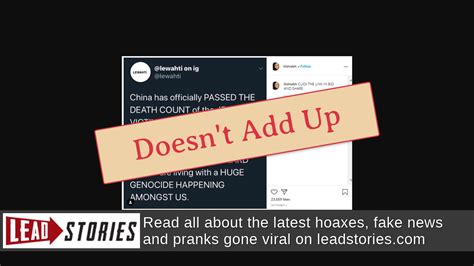 Fact Check: Death Count For Muslims In Chinese Concentration